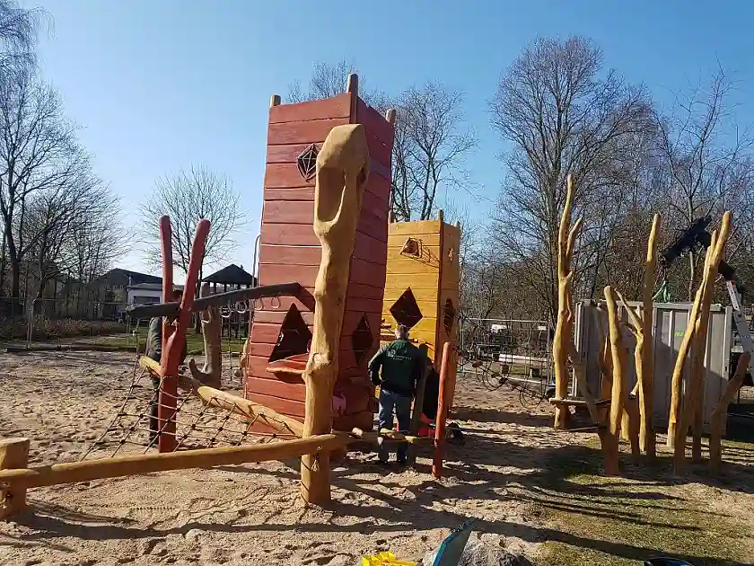 Der Spielplatz Johann-Janssen-Straße in Aumund Hammersbeck. Foto: Soziales