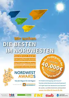 Plakat NordWest Awards 2022
