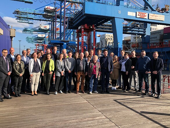 North Sea Baltic und Motorways of the Sea Arbeitsgruppe der EU zu Gast in Bremerhaven. Foto: Senatorin für Wissenschaft und Häfen