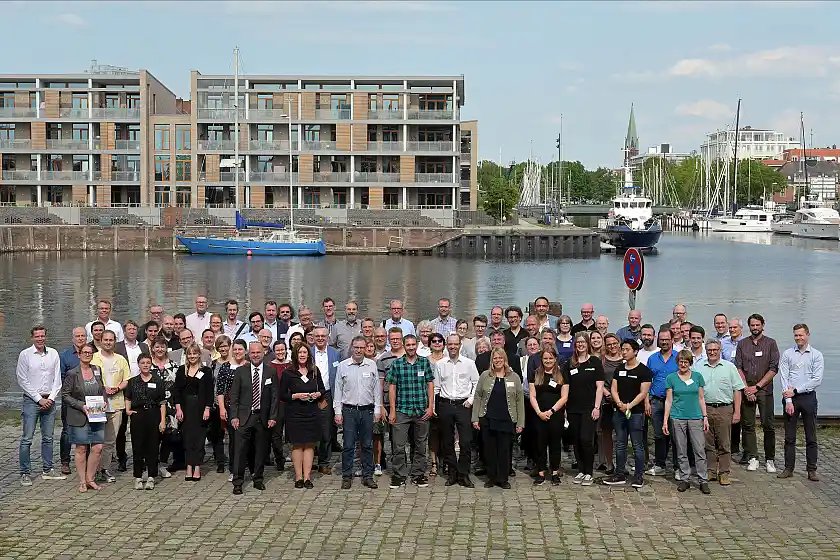 Wirtschaft zu Gast bei der Wissenschaft: Jahresempfang der Bremer Umweltpartnerschaft im Alfred-Wegener-Institut.  Foto: UU_Bahlo