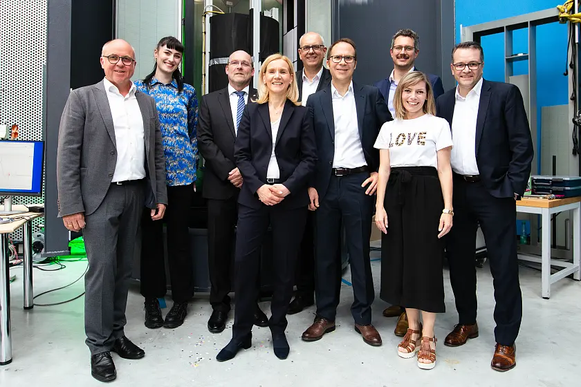 Eröffnung des neuen Weltraumlabors GraviTower Pro im ZARM an der Universität Bremen. Foto: ZARM, Uni Bremen