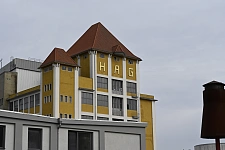 Unter dem Logo der ehemaligen Kaffee-Firma HAG sollen sich Kultur und Wirtschaft vereinen. Foto: Senatspressestelle