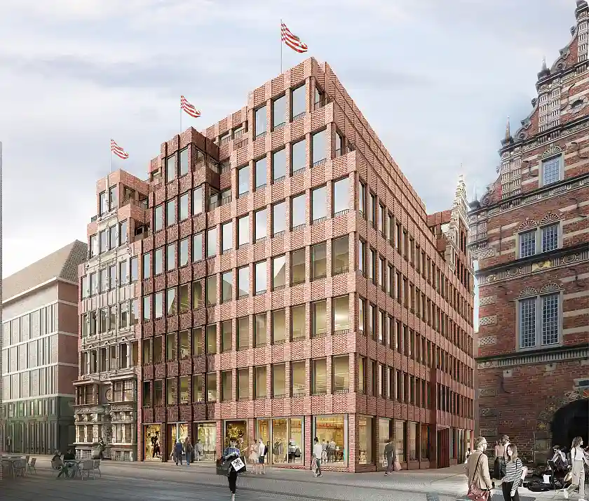 Das Essighaus in der Langenstraße. Grafik: Joh. Jacobs & Co. Gruppe