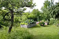 Hochbeet im Naherholungspark Grüner Bremer Westen. Foto: SKUMS