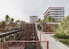 Die Atelierterrassen bieten besondere Nutzungsmöglichkeiten. Foto: Philipp Obkircher / ROBERTNEUN