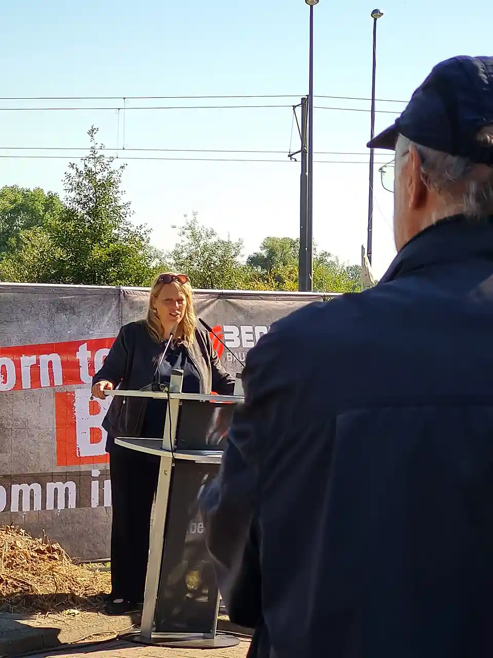 Dr. Maike Schaefer während ihres Grußwortes. Foto: André Bartel Bauingenieure Bremen
