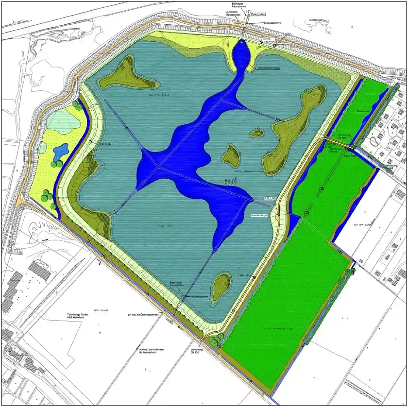 So soll das Gebiet in Zukunft aussehen, Grafik: Kölling & Tesch Umweltplanung 