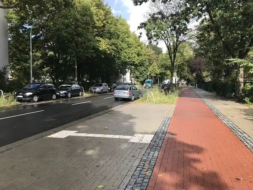 Kirchweg nach der Umgestaltung und Sanierung. Foto: Deges