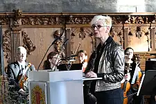 Wissen schafft Zukunft: Prof. Dr.-Ing. Anke Kaysser-Pyzalla hielt die Festrede beim Neujahrsempfang 2023. Foto: Senatspressestelle 