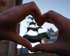 Gesucht: Eine Liebeserklärung an Bremen. Foto: WFB/Jann Raveling