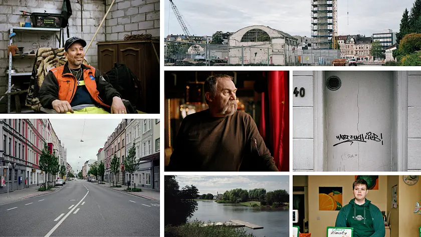 Das Fotoprojekt der Kulturkirche Bremerhaven von Miriam Klingl ist ab sofort bis zum 7. Juli in der Landesvertretung Bremen zu sehen. Foto: Landesvertretung Bremen