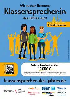 Das Plakat zum Wettbewerb Klassensprecher:in des Jahres