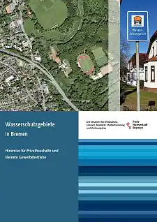 Infobroschüre zum Wasserschutzgebiet in Vegesack. Foto: Umweltressort