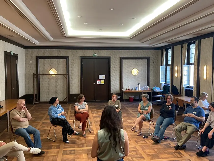 Gemeinsam wurden weitere Ideen und neue Bedarfe diskutiert. Foto: Gesundheitsressort