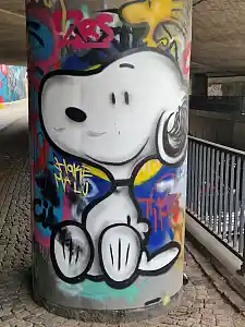 Die Fotos zeigen Graffitis vom Stand im Juni 2023. Foto: Ortsamt Hemelingen