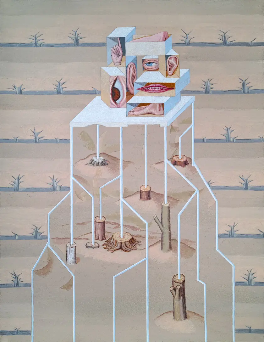 Kunstwerk von Maxwell Stephens, Managerial Class. Foto: Fred Dott