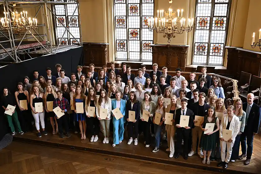 Bremens Beste: 88 Abiturientinnen und Abiturienten haben dieses Jahr einen Notendurchschnitt von 1,0 erreicht. Foto: Senatspressestelle