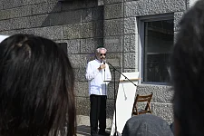 Dr. Grigori Pantijelew sprach bei der Veranstaltung für die Jüdische Gemeinde im Lande Bremen. 