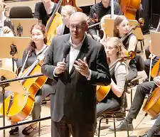 Bürgermeister und Kultursenator Andreas Bovenschulte gratulierte der Musikschule. Foto: Kulturressort