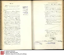 Der Heiratseintrag von Wilhelm und Helene Kaisen vom 1. Mai 1916. Foto: Staatsarchiv