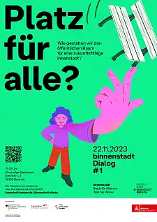 Plakat binnenstadt Dialog.