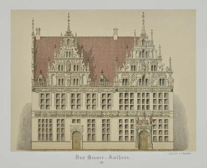 Das Krameramtshaus in Bremen, Foto: Staatsarchiv