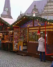 Sonderpreis Buchverkauf – Weihnachtskarten Edition Temmen aus Bremen – Horst Temmen. Foto: Wirtschaftsressort