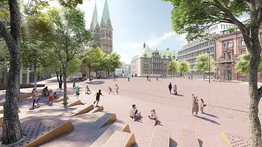 Rathaus im Fokus: Eine Perspektive aus nächster Nähe. Foto: Wirtschaftsressorts