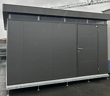 Das neue Taubenhaus auf dem obersten Parkdeck des Parkhauses Am Brill. Foto: Umweltressort