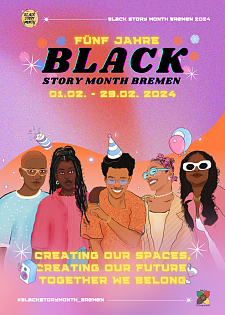 Das Plakatmotiv zum Black Story Month 2024. Foto: Kulturressort