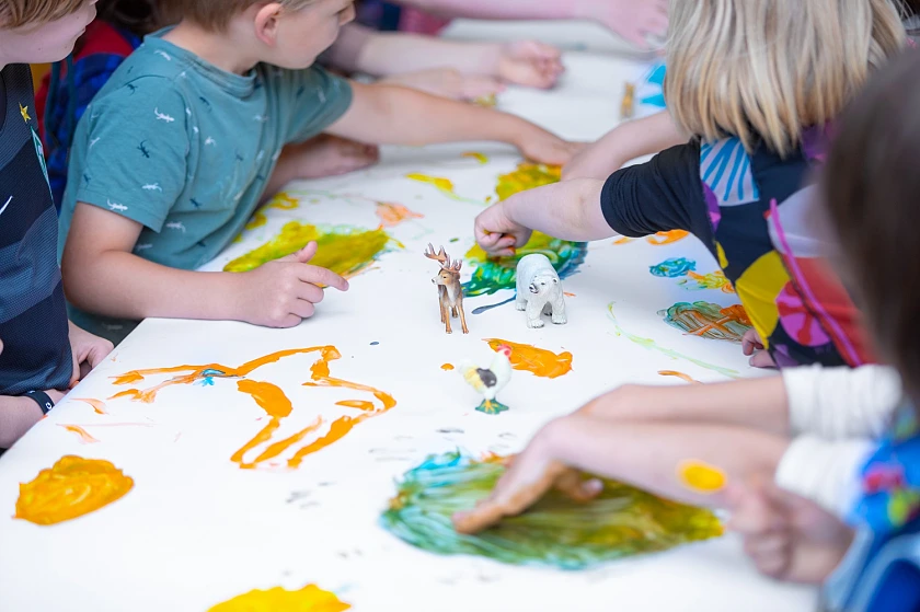 Bei den Comicwelten werden auch Workshops für Kinder angeboten. Foto: Matej Meza