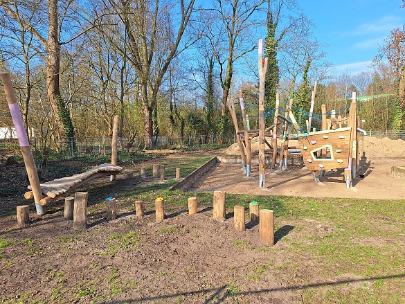 Der Spielplatz Bultenweg in Tenever ist nach den Wünschen der Kinder neu gestaltet worden. Foto: Sozialressort
