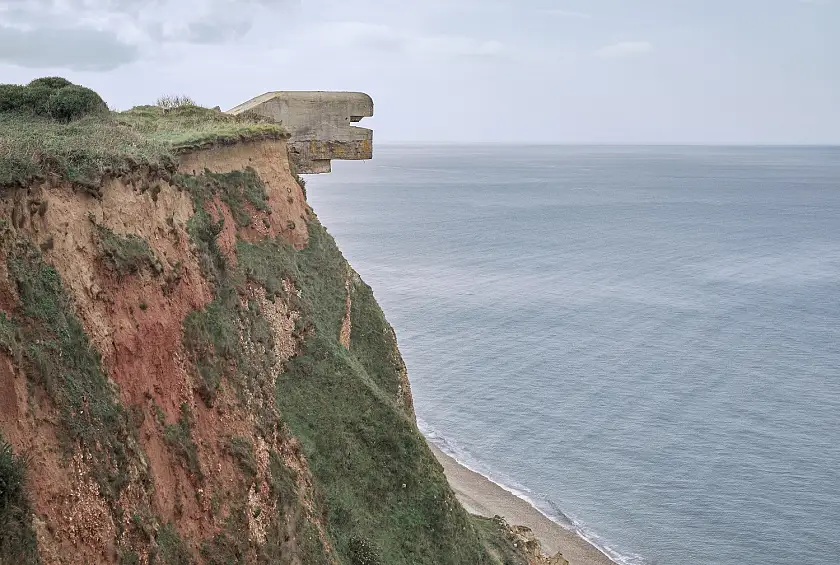 Bunker in Heuqueville, Frankreich. Foto: Annet van der Voort