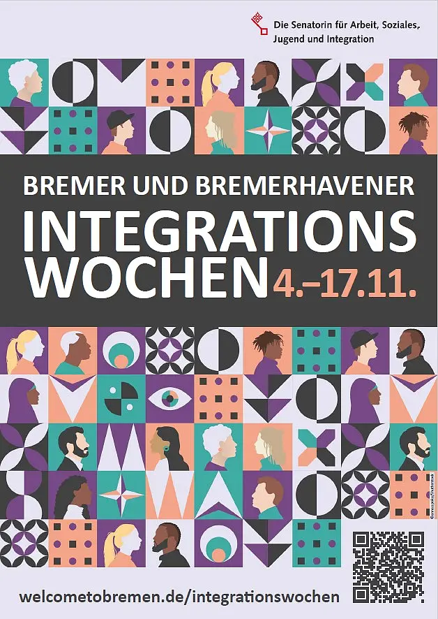 Plakat Integrationswoche. 