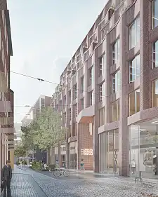 Ansicht Pelzerstraße. 