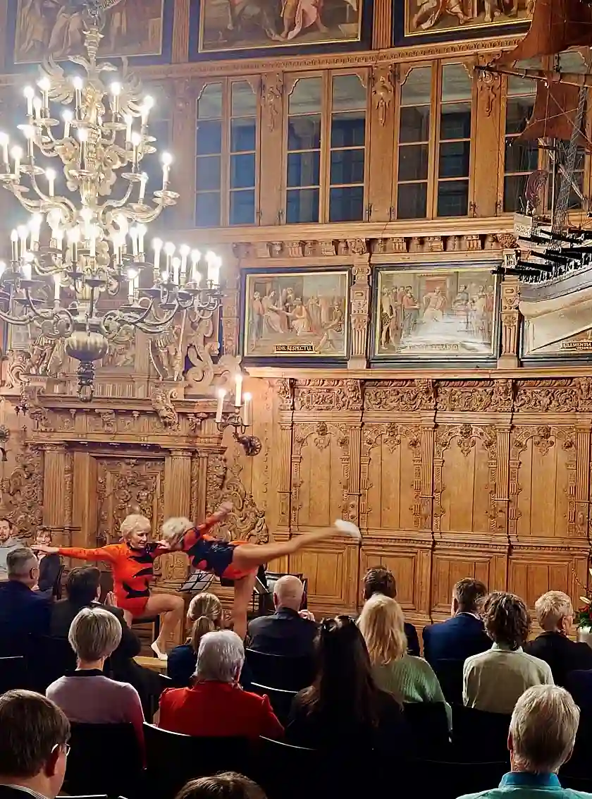 Turnerinnen seit 50 Jahren: Roswitha Wahl und Renate Recknagel von Bremen 1860.