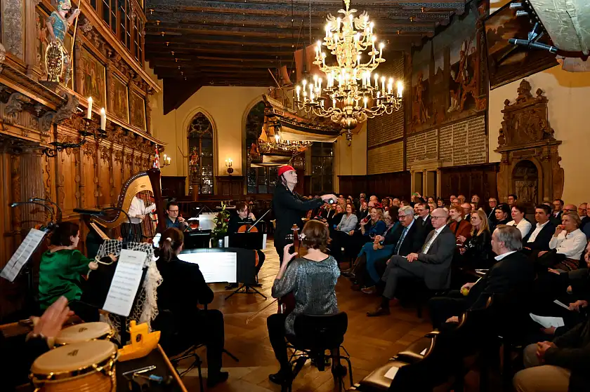 Das Orchester des Wandels e.V. sorgte mit Under the sea aus Arielle (Disney) mit Begleitung des Publikums für einen musikalischen Höhepunkt. 