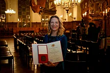 Ausgezeichnet mit der Senatsmedaille für Kunst und Wissenschaft:  Prof. Dr. Antje Boetius. 
