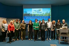 Nach dreijähriger Projektlaufzeit trafen sich die Akteure des Klim-Park-Projekts zur Abschlussveranstaltung und zum erneuten fachlichen Austausch. 