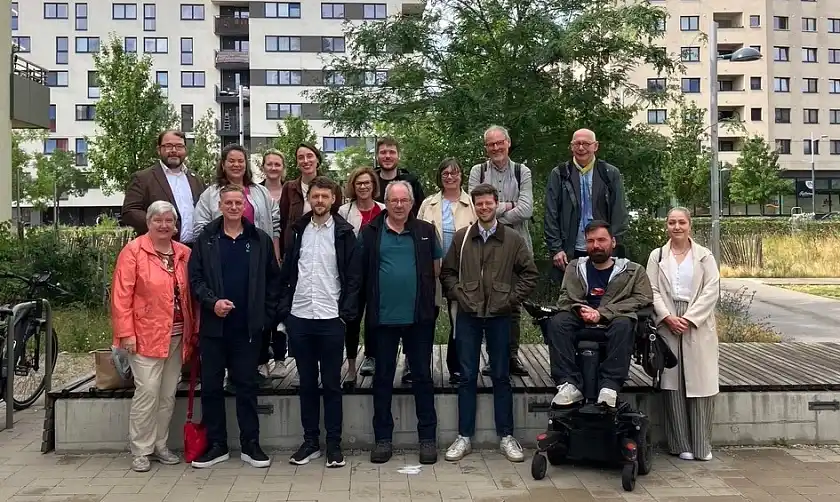Die Delegation der Baudeputation in Wien. 