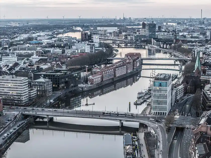 Die Bremer Weserquerungen. 