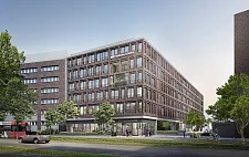 So wird der Europa-Center Wing nach seiner Fertigstellung aussehen. 