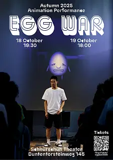 Das Plakat zu Egg War. 