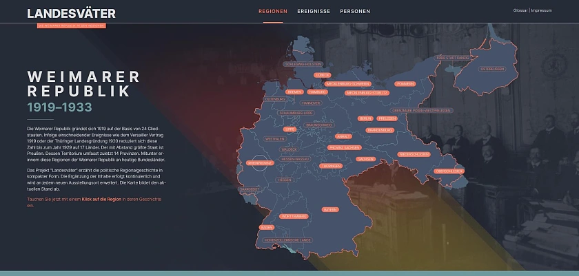 Eines der Plakate zur Ausstellung. 