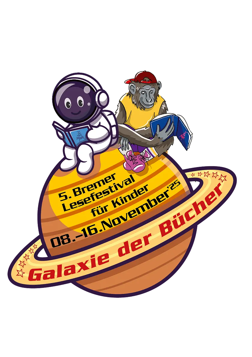 Das Logo der Galaxie der Bücher.