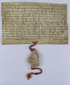 Die Urkunde: Erzbischof Gerhard II. befreit die Bremer Bürger vom Zoll zu Vörde (Bremervörde). 