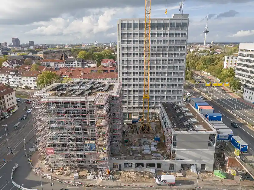 Insgesamt gibt es 162 öffentlich geförderte Wohnungen im Q45. Foto: Gewoba