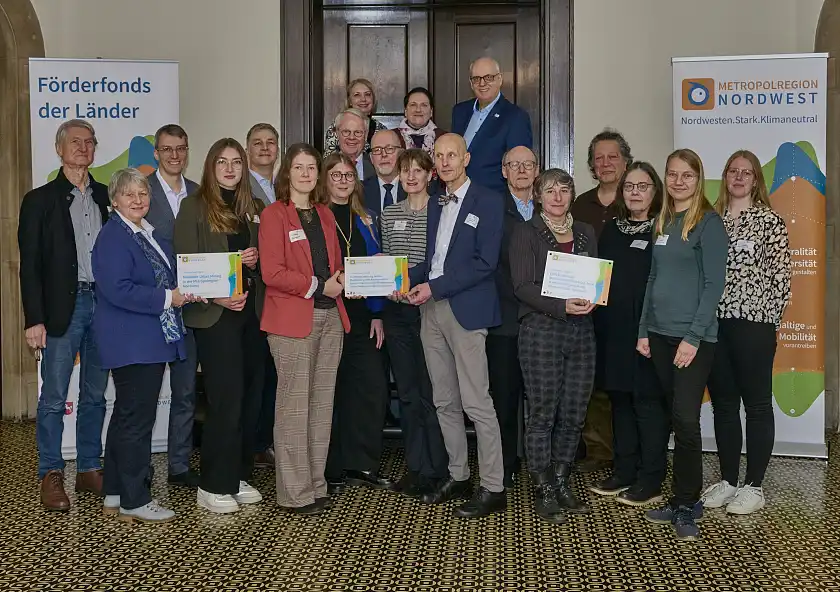 Metropolregion Nordwest fördert drei zukunftsweisende Projekte zur Energietransformation mit rund 300.000 Euro. 