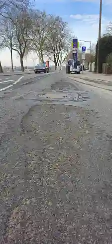 Ein Beispiel für die aktuelle Situation am Osterdeich Ecke Sielwall.