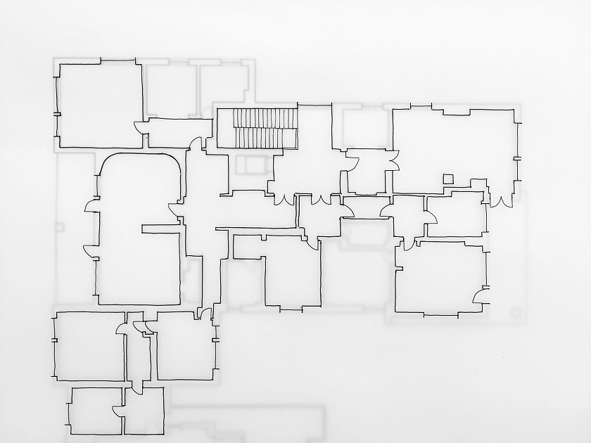 Armando Duçellari, Overlapping Remnants, KATI I DYTË, Grundrisszeichnung